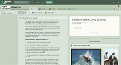 Desktop Screenshot of dasports.deviantart.com
