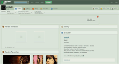 Desktop Screenshot of exstar.deviantart.com