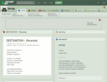 Tablet Screenshot of janrap.deviantart.com