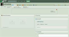 Desktop Screenshot of l4d-huntress.deviantart.com