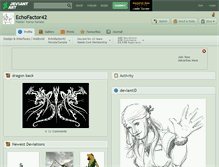 Tablet Screenshot of echofactor42.deviantart.com