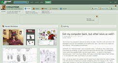 Desktop Screenshot of crimsonviolet.deviantart.com