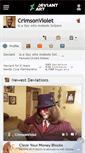 Mobile Screenshot of crimsonviolet.deviantart.com
