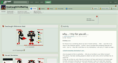 Desktop Screenshot of deadnaughtwolfbathog.deviantart.com