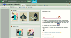 Desktop Screenshot of anime-game-makers-c.deviantart.com