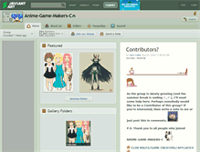 Tablet Screenshot of anime-game-makers-c.deviantart.com