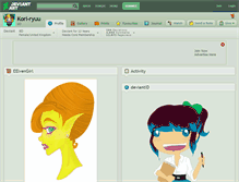Tablet Screenshot of kori-ryuu.deviantart.com