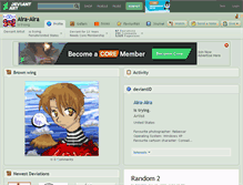 Tablet Screenshot of aira-aira.deviantart.com