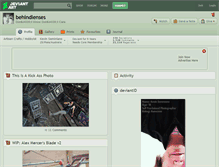 Tablet Screenshot of behindlenses.deviantart.com