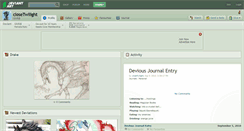 Desktop Screenshot of closetwilight.deviantart.com