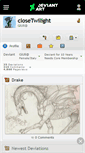 Mobile Screenshot of closetwilight.deviantart.com