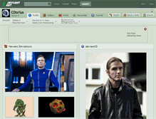 Tablet Screenshot of cdorius.deviantart.com