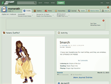 Tablet Screenshot of momerath.deviantart.com