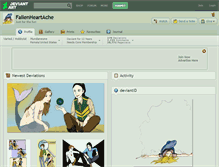 Tablet Screenshot of fallenheartache.deviantart.com