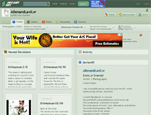 Tablet Screenshot of allenandlavilvr.deviantart.com