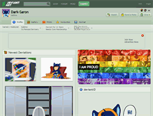 Tablet Screenshot of dark-saron.deviantart.com