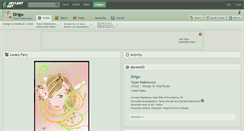 Desktop Screenshot of drigo-.deviantart.com