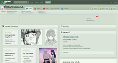 Desktop Screenshot of hitsuhinatafanclub.deviantart.com