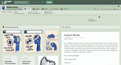 Desktop Screenshot of misterlolrus.deviantart.com