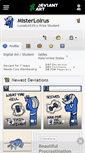 Mobile Screenshot of misterlolrus.deviantart.com