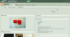 Desktop Screenshot of calcetines.deviantart.com