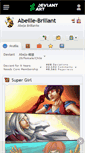Mobile Screenshot of abeille-brillant.deviantart.com