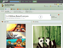 Tablet Screenshot of abeille-brillant.deviantart.com
