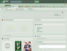 Tablet Screenshot of jacksaw.deviantart.com