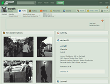 Tablet Screenshot of eorath.deviantart.com