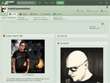 Tablet Screenshot of metallussmetalized.deviantart.com