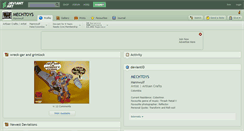 Desktop Screenshot of mechtoys.deviantart.com