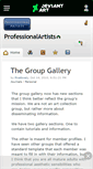 Mobile Screenshot of professionalartists.deviantart.com
