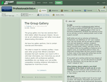 Tablet Screenshot of professionalartists.deviantart.com