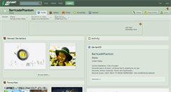 Desktop Screenshot of barricadephantom.deviantart.com