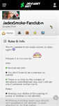 Mobile Screenshot of jadexsmoke-fanclub.deviantart.com