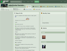 Tablet Screenshot of jadexsmoke-fanclub.deviantart.com