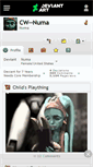 Mobile Screenshot of cw--numa.deviantart.com