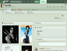 Tablet Screenshot of monet88.deviantart.com