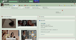 Desktop Screenshot of miss-july.deviantart.com