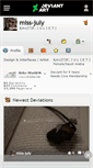 Mobile Screenshot of miss-july.deviantart.com