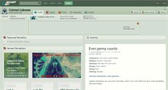 Desktop Screenshot of colonel-caboose.deviantart.com