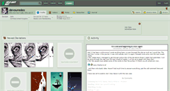 Desktop Screenshot of devouredex.deviantart.com