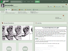 Tablet Screenshot of devouredex.deviantart.com