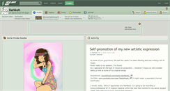 Desktop Screenshot of darkkeh.deviantart.com