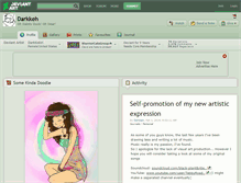 Tablet Screenshot of darkkeh.deviantart.com