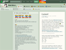 Tablet Screenshot of heta-fans.deviantart.com