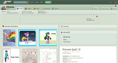 Desktop Screenshot of kitzsuna.deviantart.com