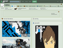 Tablet Screenshot of djjitlee.deviantart.com
