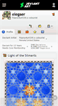 Mobile Screenshot of elegaer.deviantart.com