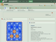 Tablet Screenshot of elegaer.deviantart.com